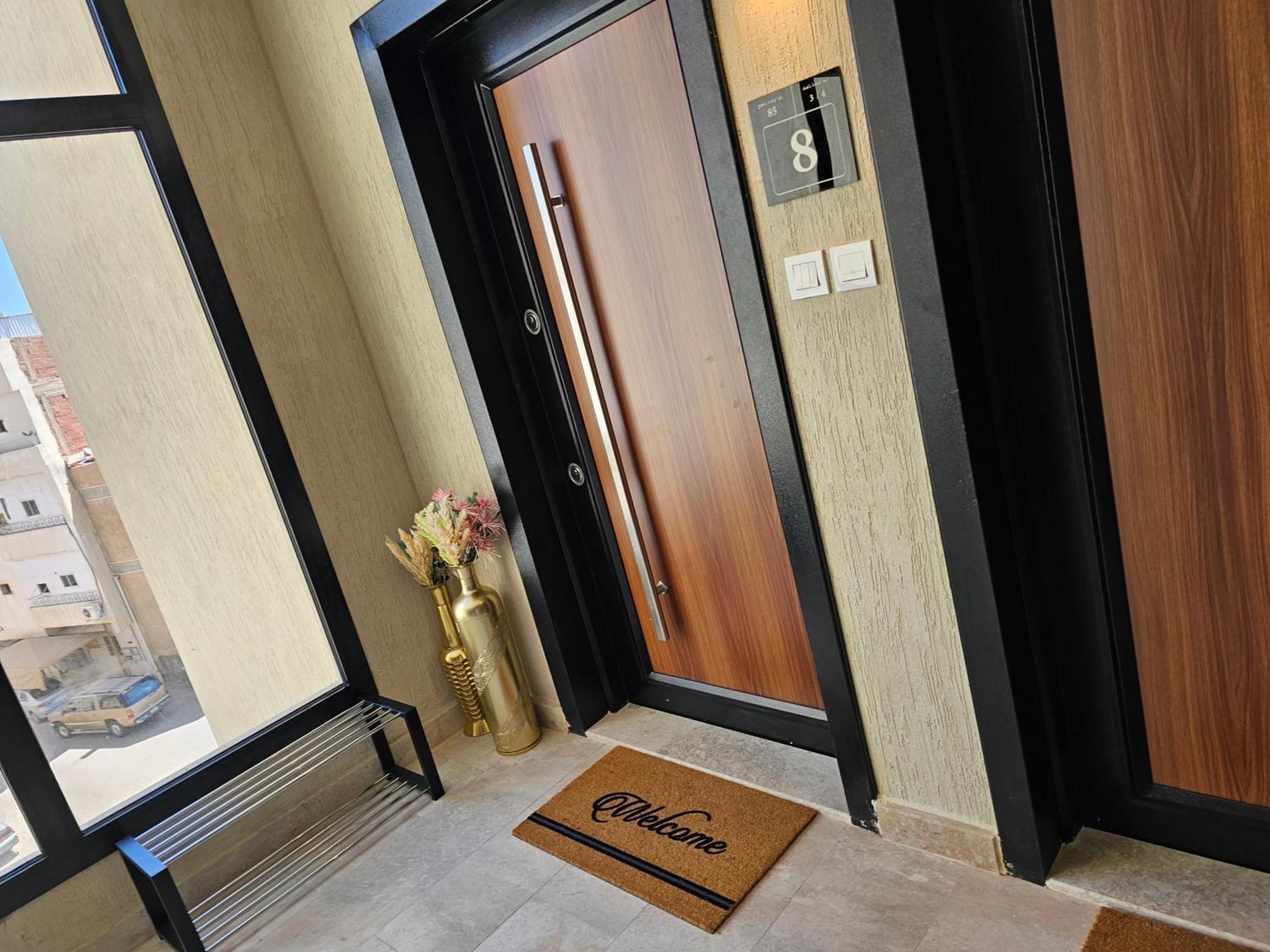 الشقق الفاخرة Modern Apartments Of 3 Bedrooms 5 Minutes To Haram Medina Exteriör bild